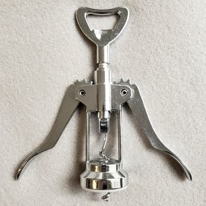 Vintage Ekco Wing Corkscrew All-in-one Bottle or Wine Opener, Silver, GUC